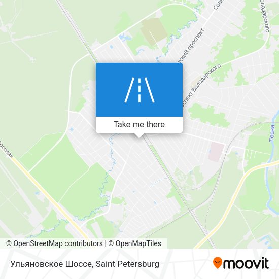 Ульяновское Шоссе map