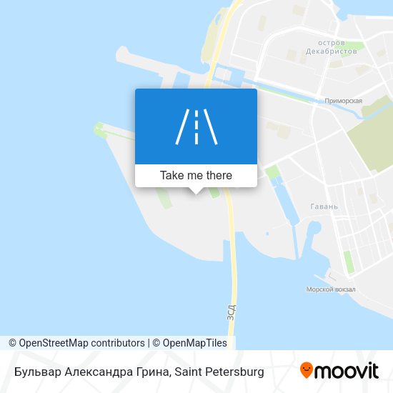 Бульвар Александра Грина map