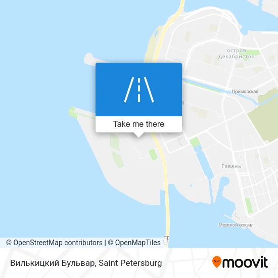 Вилькицкий Бульвар map