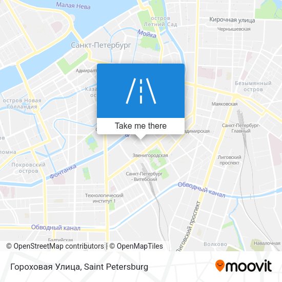 Гороховая Улица map