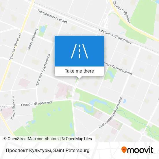 Проспект Культуры map