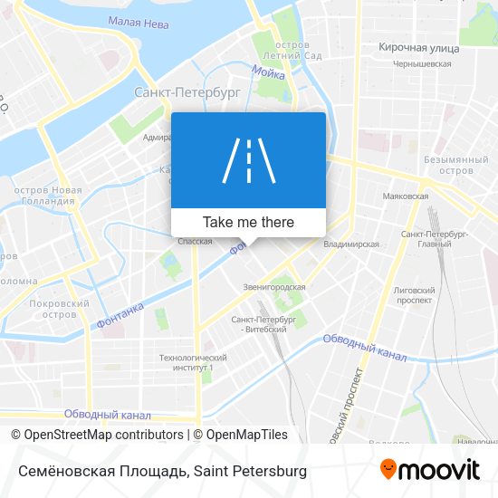 Семёновская Площадь map