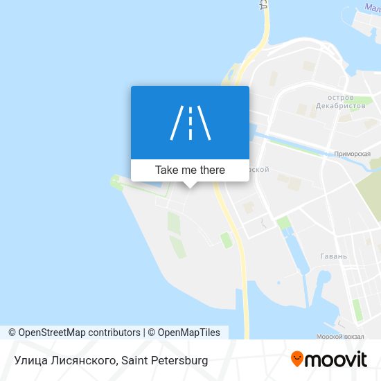 Улица Лисянского map