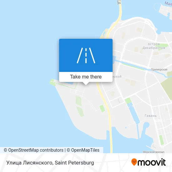 Улица Лисянского map