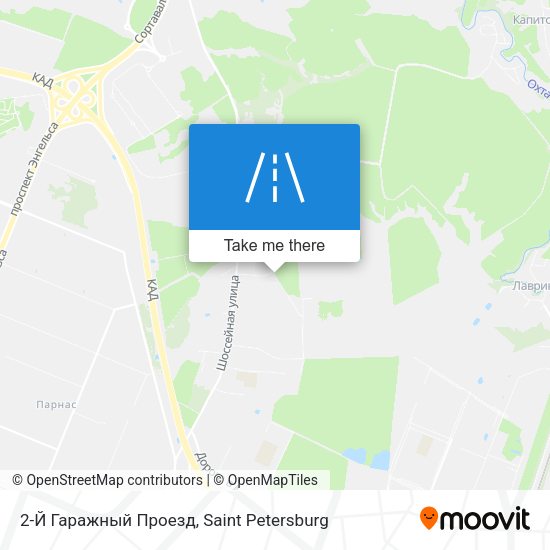 2-Й Гаражный Проезд map