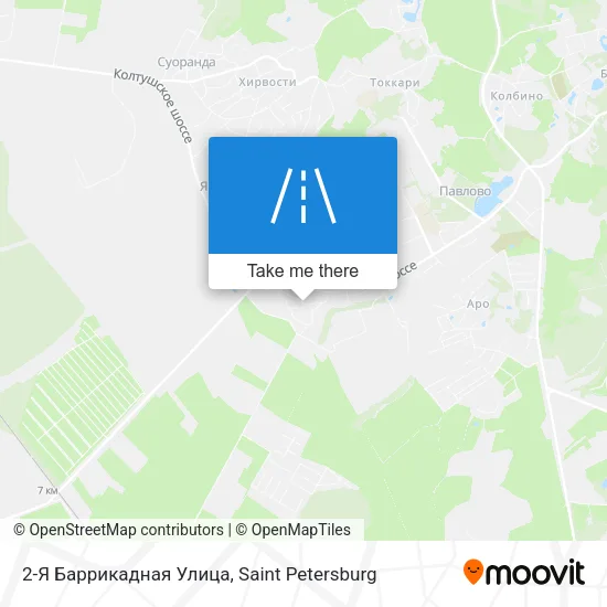 2-Я Баррикадная Улица map