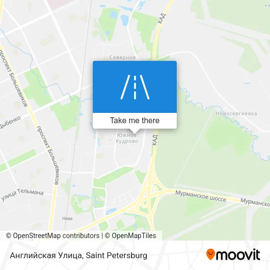 Английская Улица map