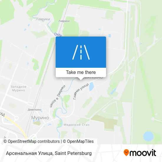 Арсенальная Улица map