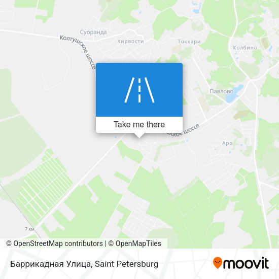 Баррикадная Улица map