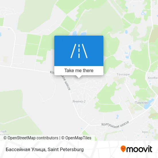 Бассейная Улица map