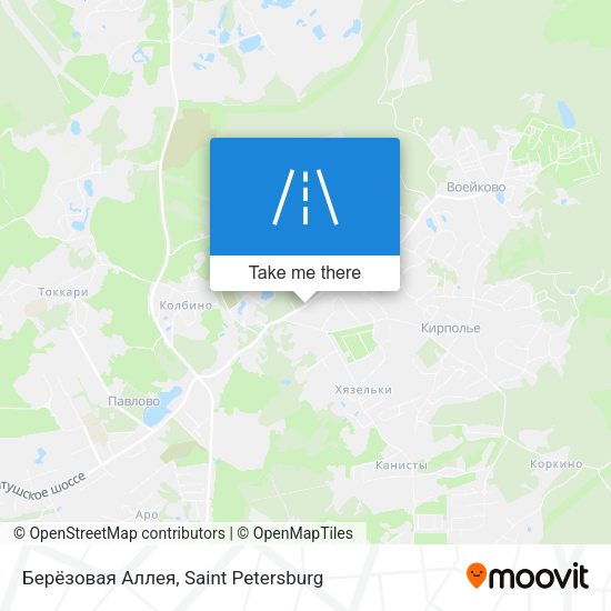 Берёзовая Аллея map