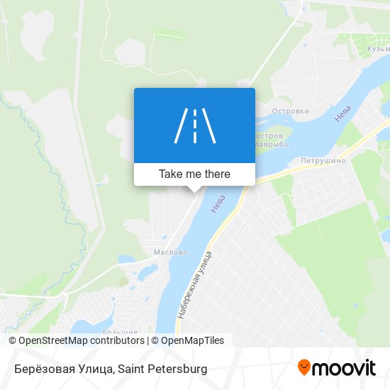 Берёзовая Улица map