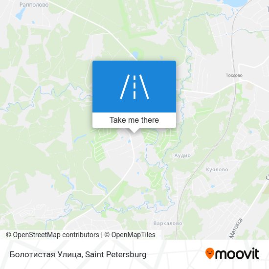 Болотистая Улица map