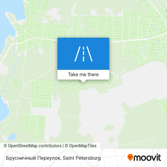 Брусничный Переулок map