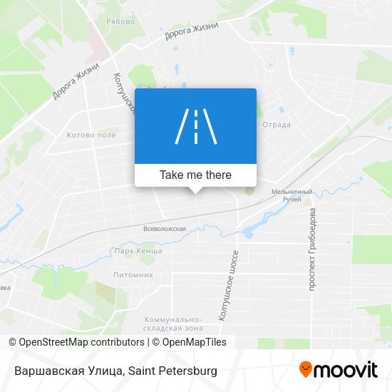 Варшавская Улица map