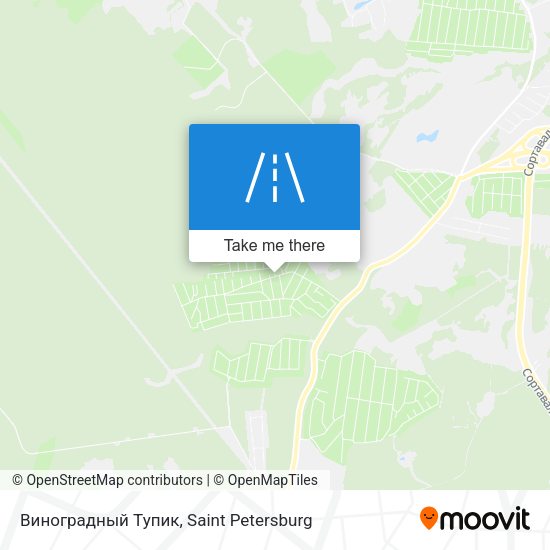 Виноградный Тупик map