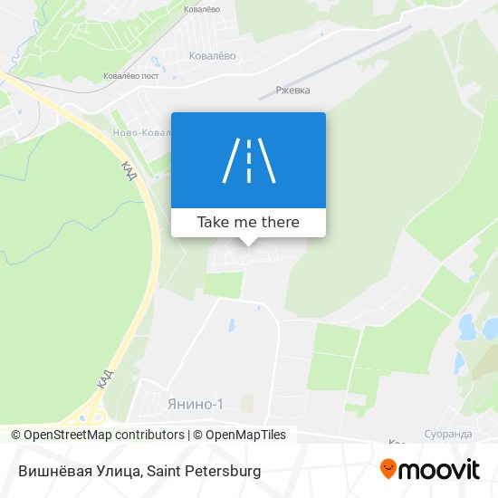 Вишнёвая Улица map