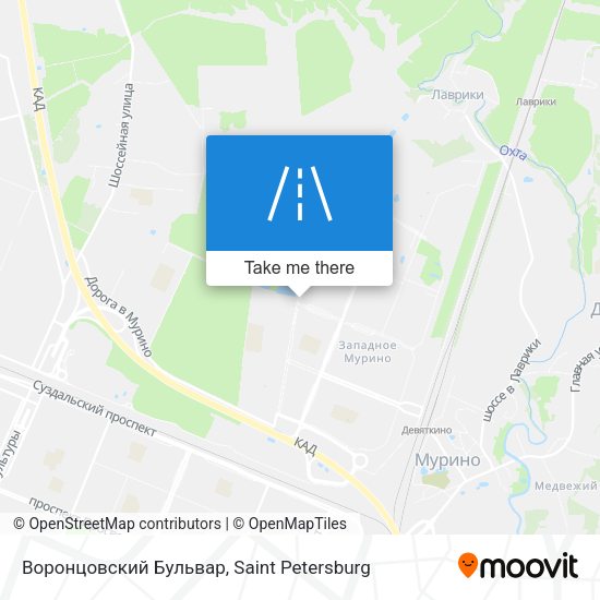 Воронцовский Бульвар map