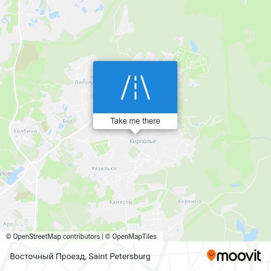 Восточный Проезд map