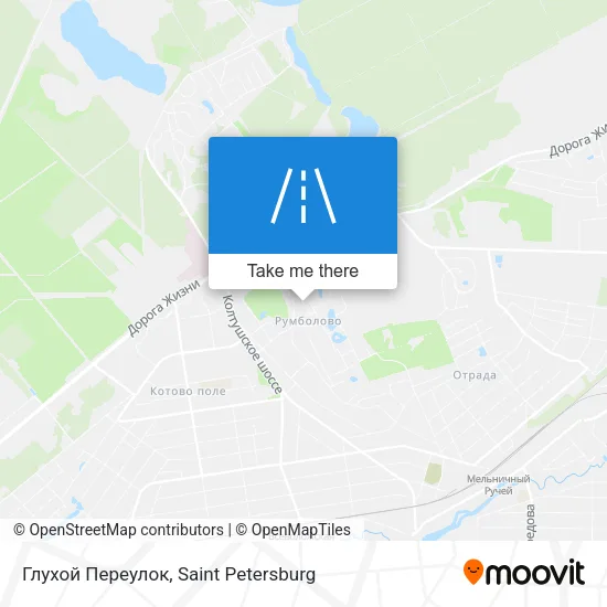 Глухой Переулок map