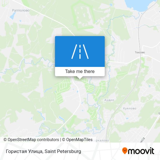 Гористая Улица map