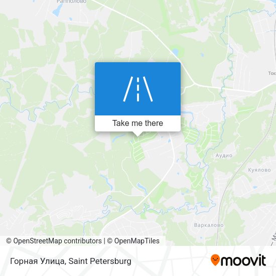 Горная Улица map