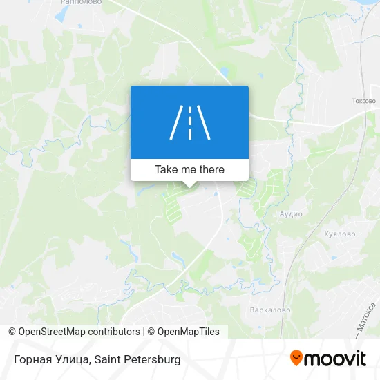 Горная Улица map