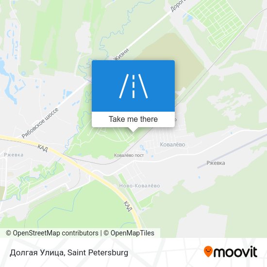 Долгая Улица map