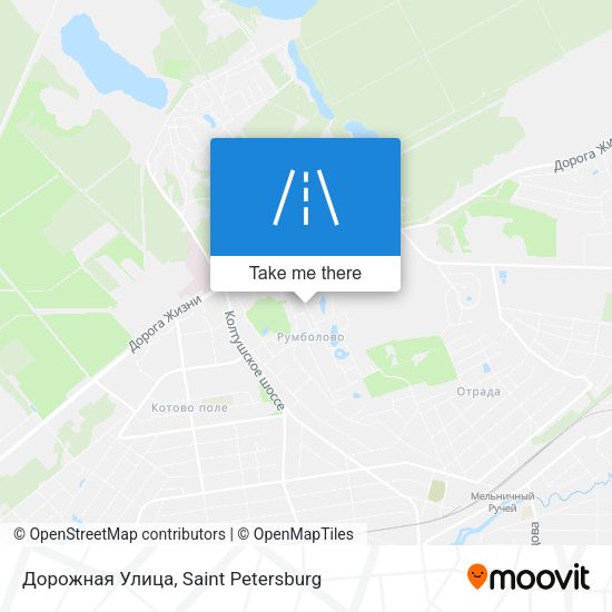 Дорожная Улица map