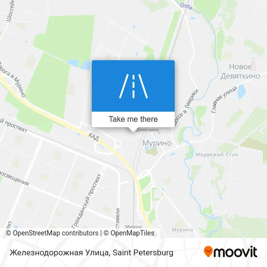 Железнодорожная Улица map