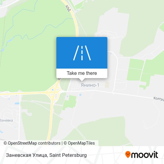 Заневская Улица map