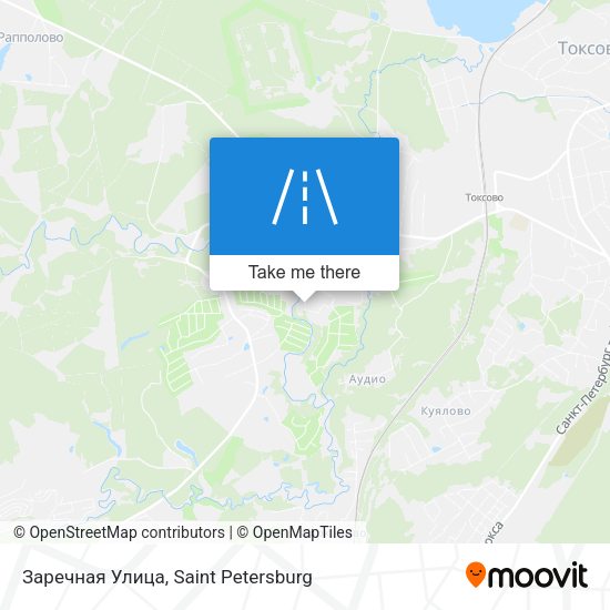 Заречная Улица map