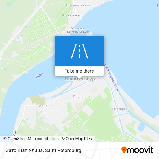 Затонная Улица map