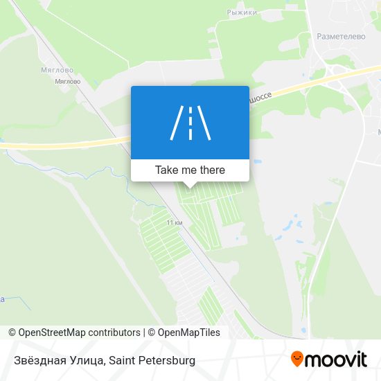 Звёздная Улица map