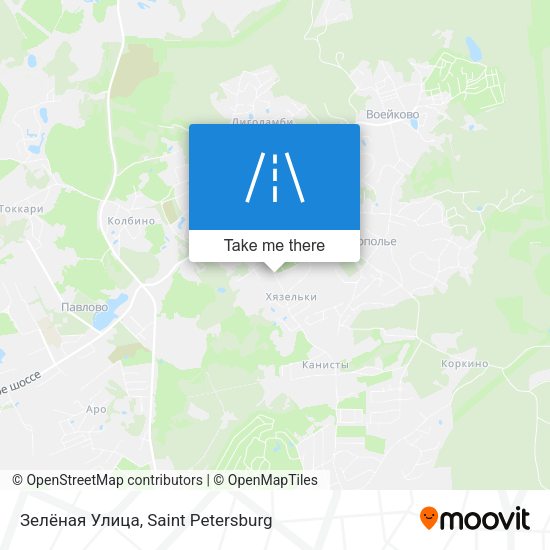 Зелёная Улица map