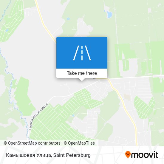 Камышовая Улица map