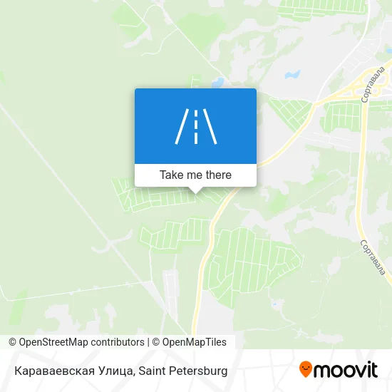Караваевская Улица map