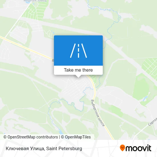 Ключевая Улица map