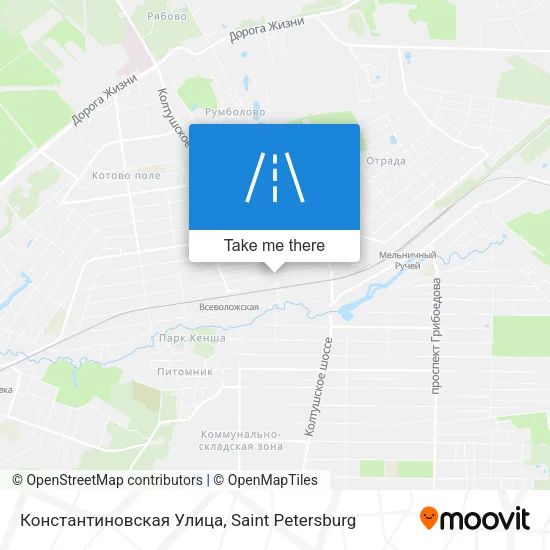 Константиновская Улица map