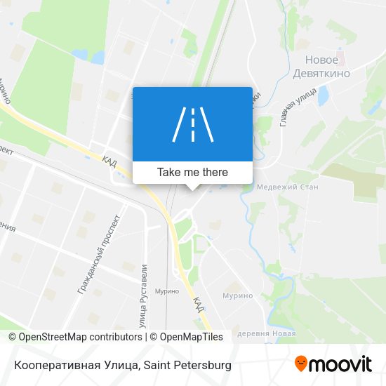 Кооперативная Улица map