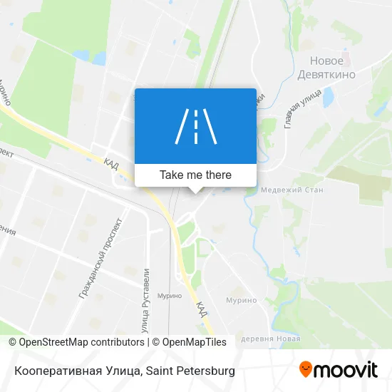 Кооперативная Улица map