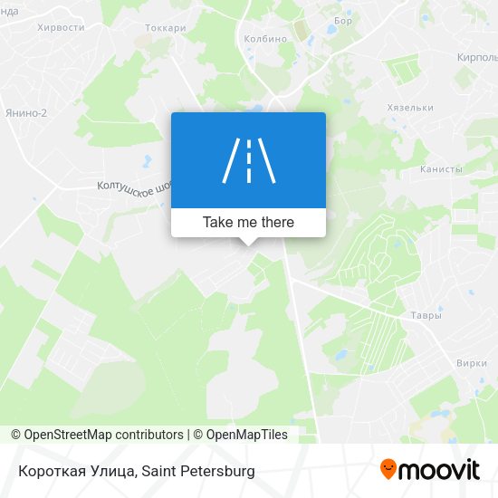 Короткая Улица map
