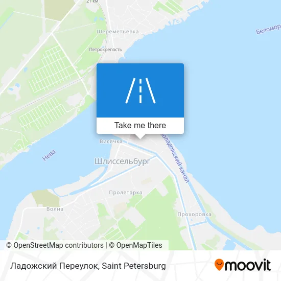 Ладожский Переулок map