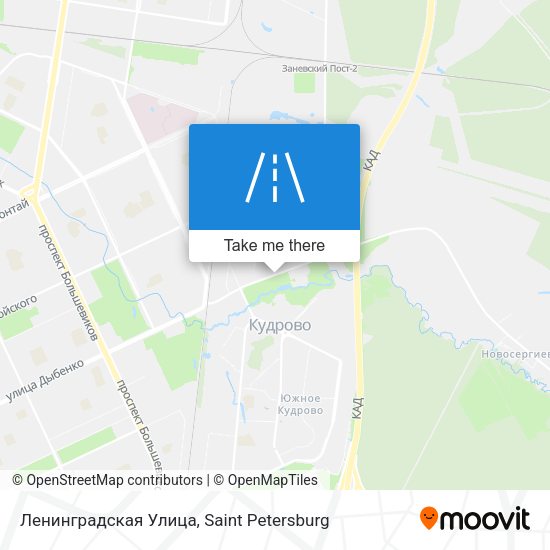 Ленинградская Улица map