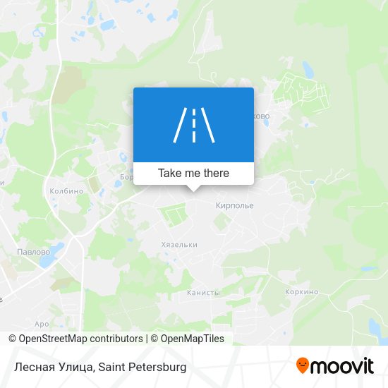 Лесная Улица map