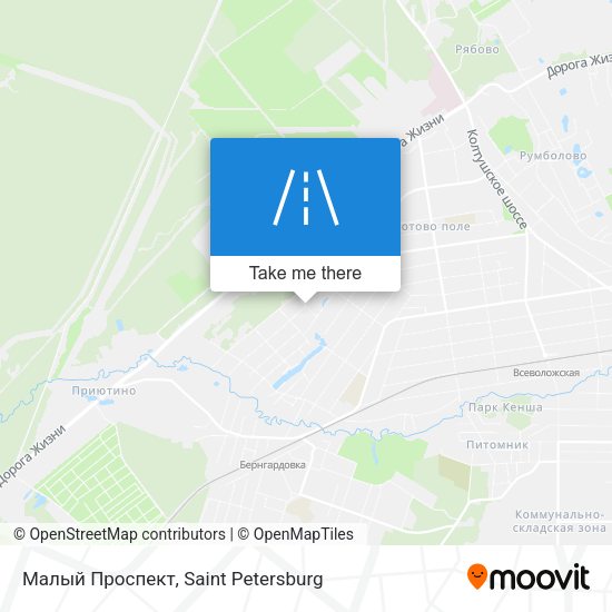 Малый Проспект map