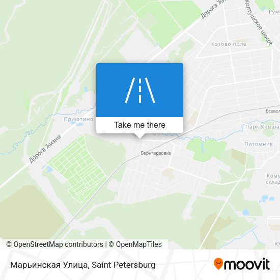 Марьинская Улица map