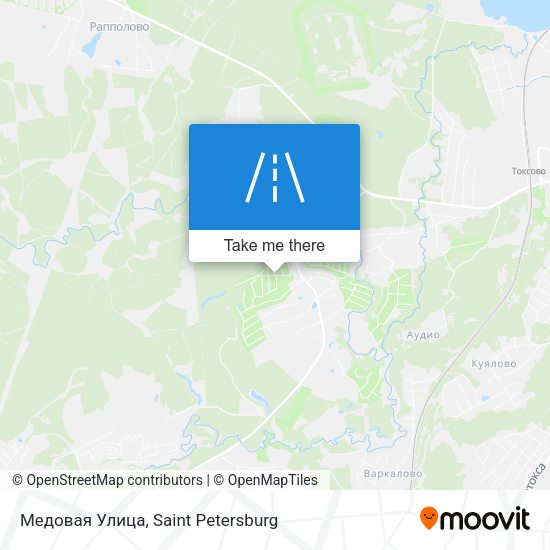 Медовая Улица map