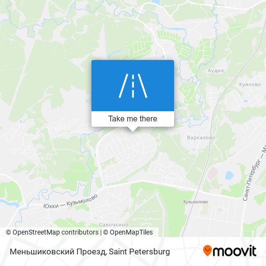 Меньшиковский Проезд map