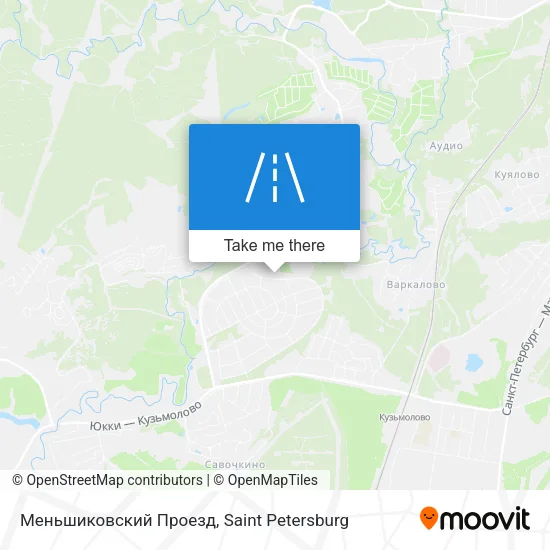 Меньшиковский Проезд map
